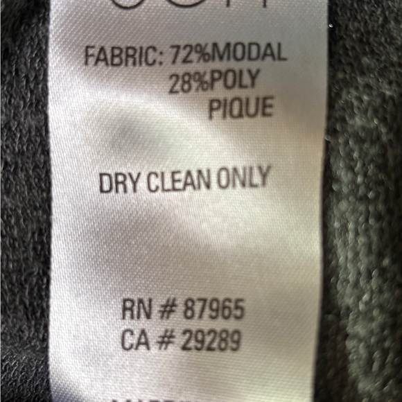 Sen Oversized Dark Gray Modal Blend Top - Picture 4 of 4